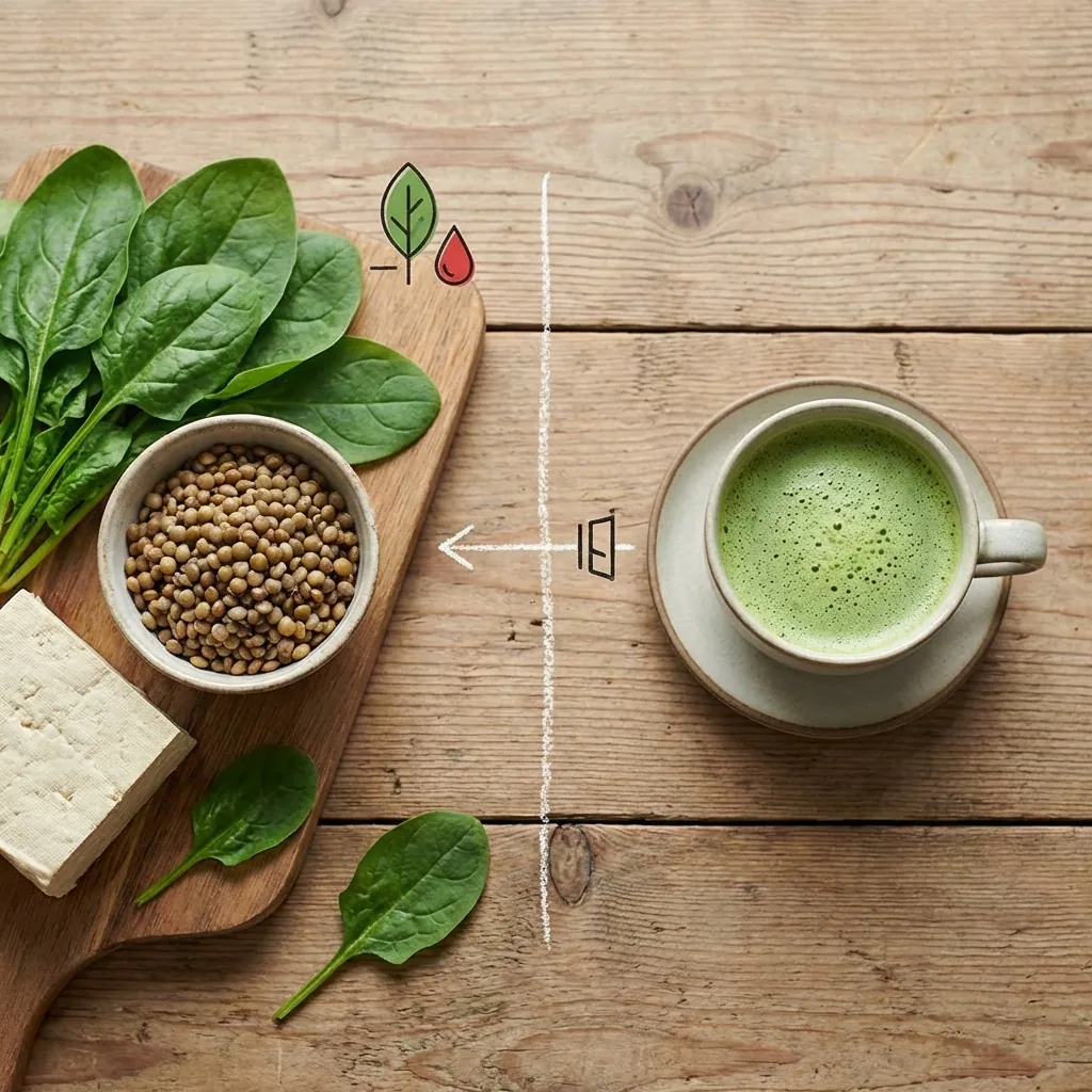 Comparison of Heme vs Non-Heme Iron sources and Matcha